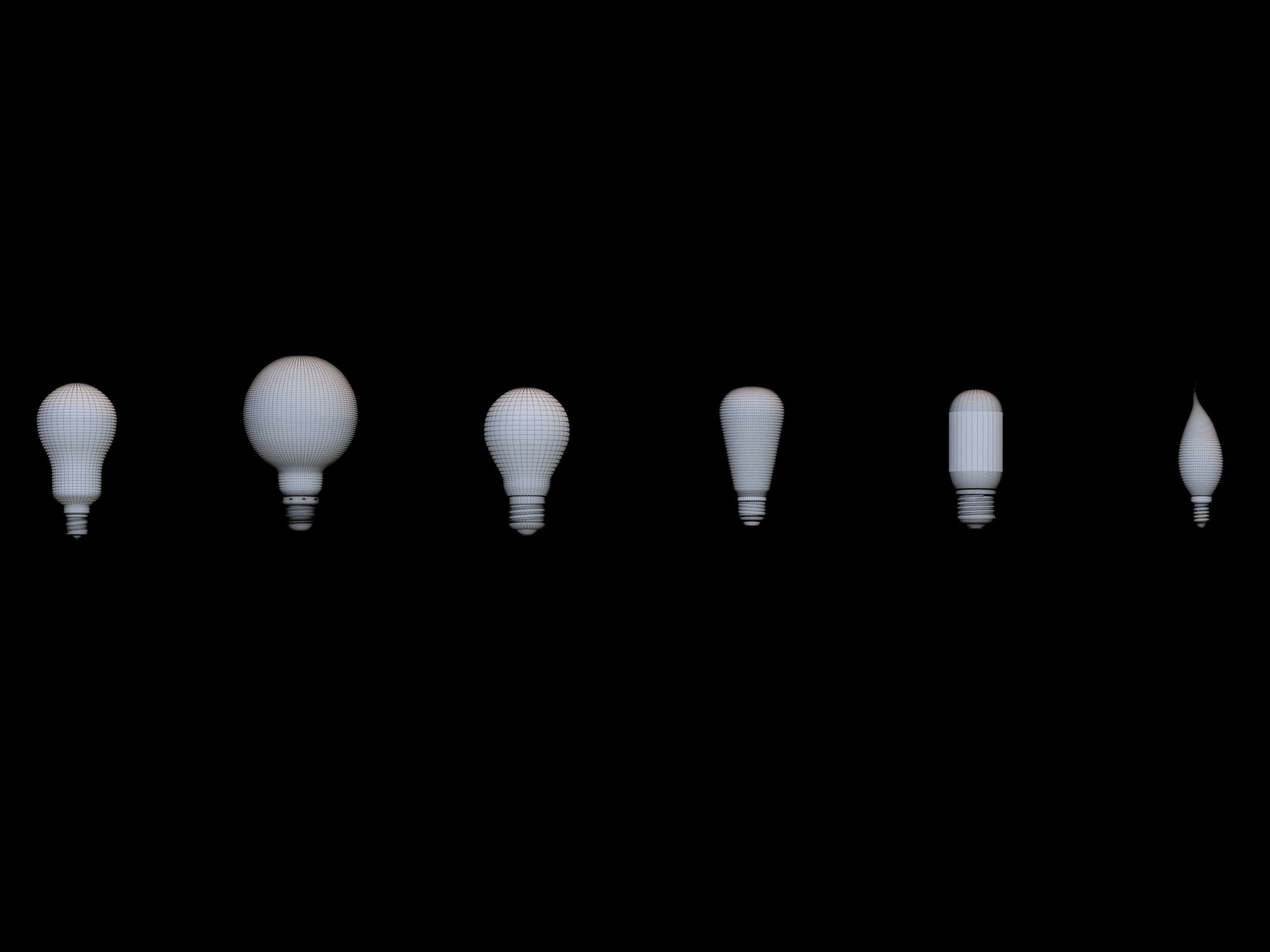 Bulbs Pack 3D model_6