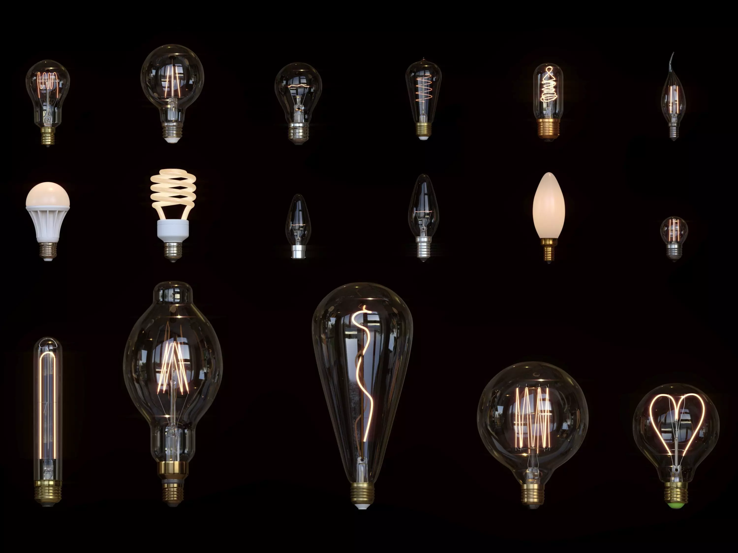 Bulbs Pack 3D model_0