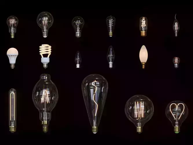 Bulbs Pack 3D model