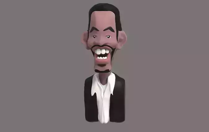 Will Smith Toon Bust
