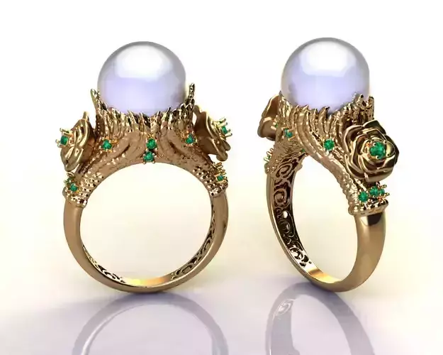 3d jewelry ring 3D print model