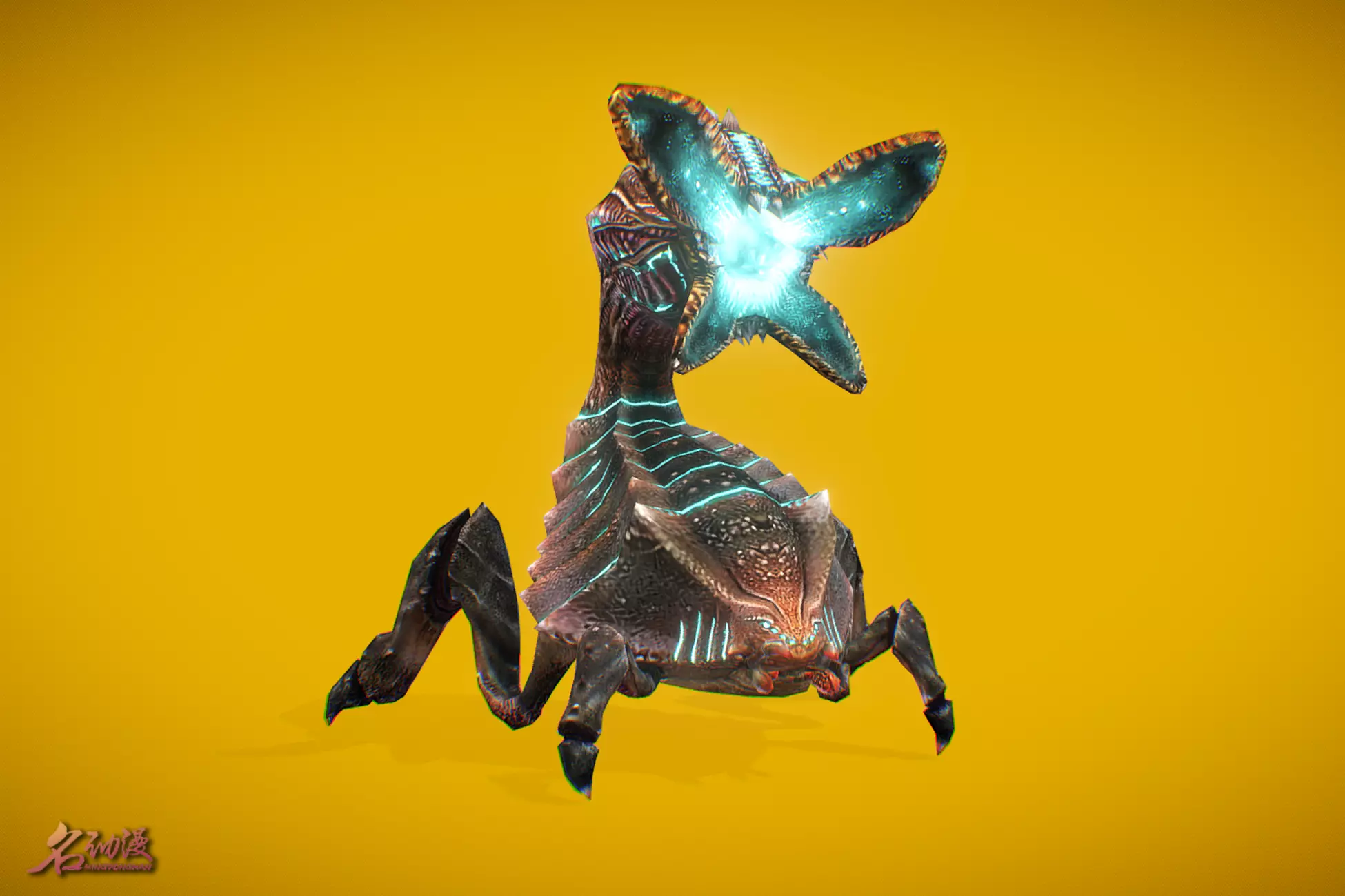 Aliens Spitter Low-poly 3D model_0