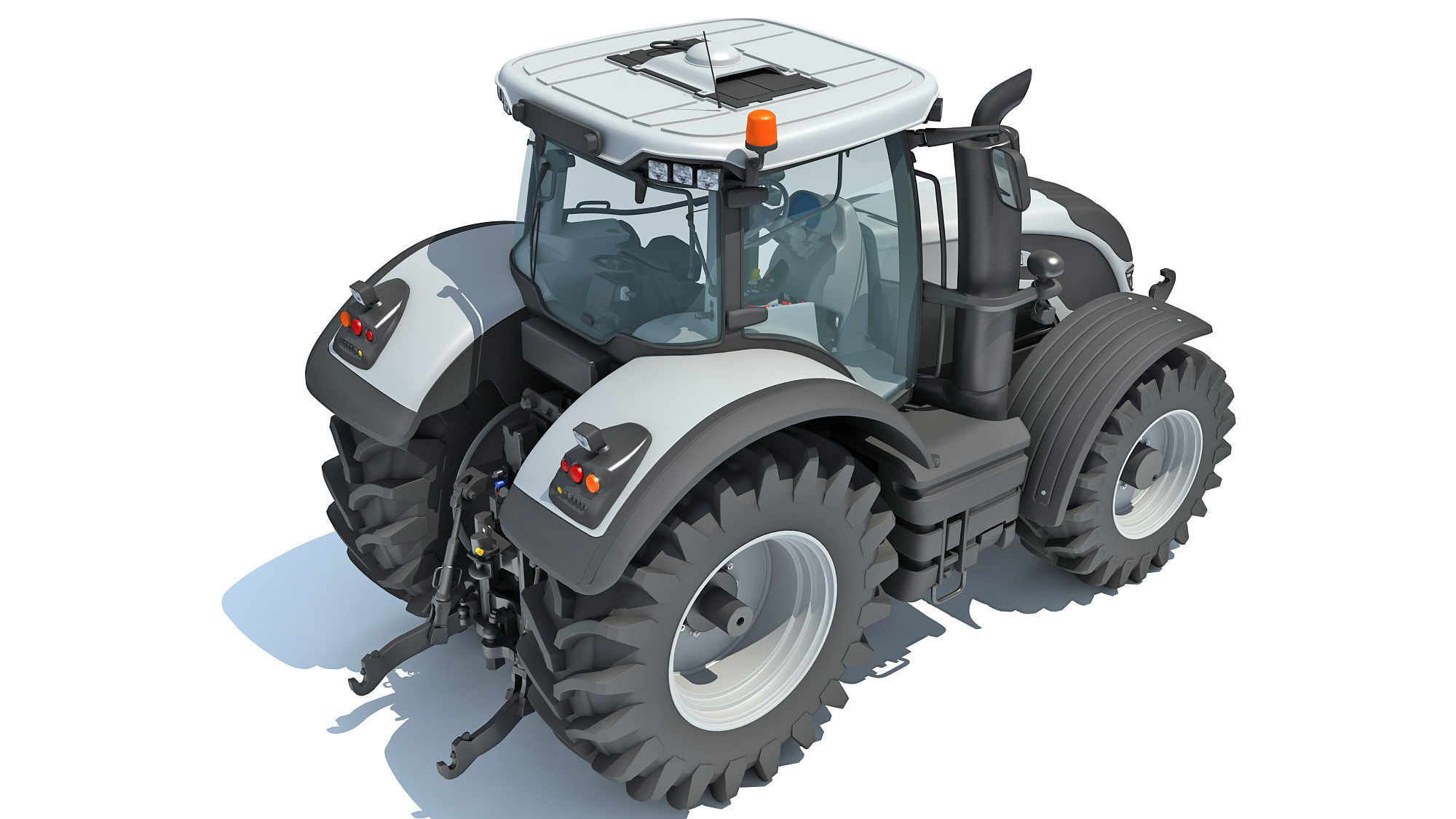 Valtra Tractor 3D 3D model_6