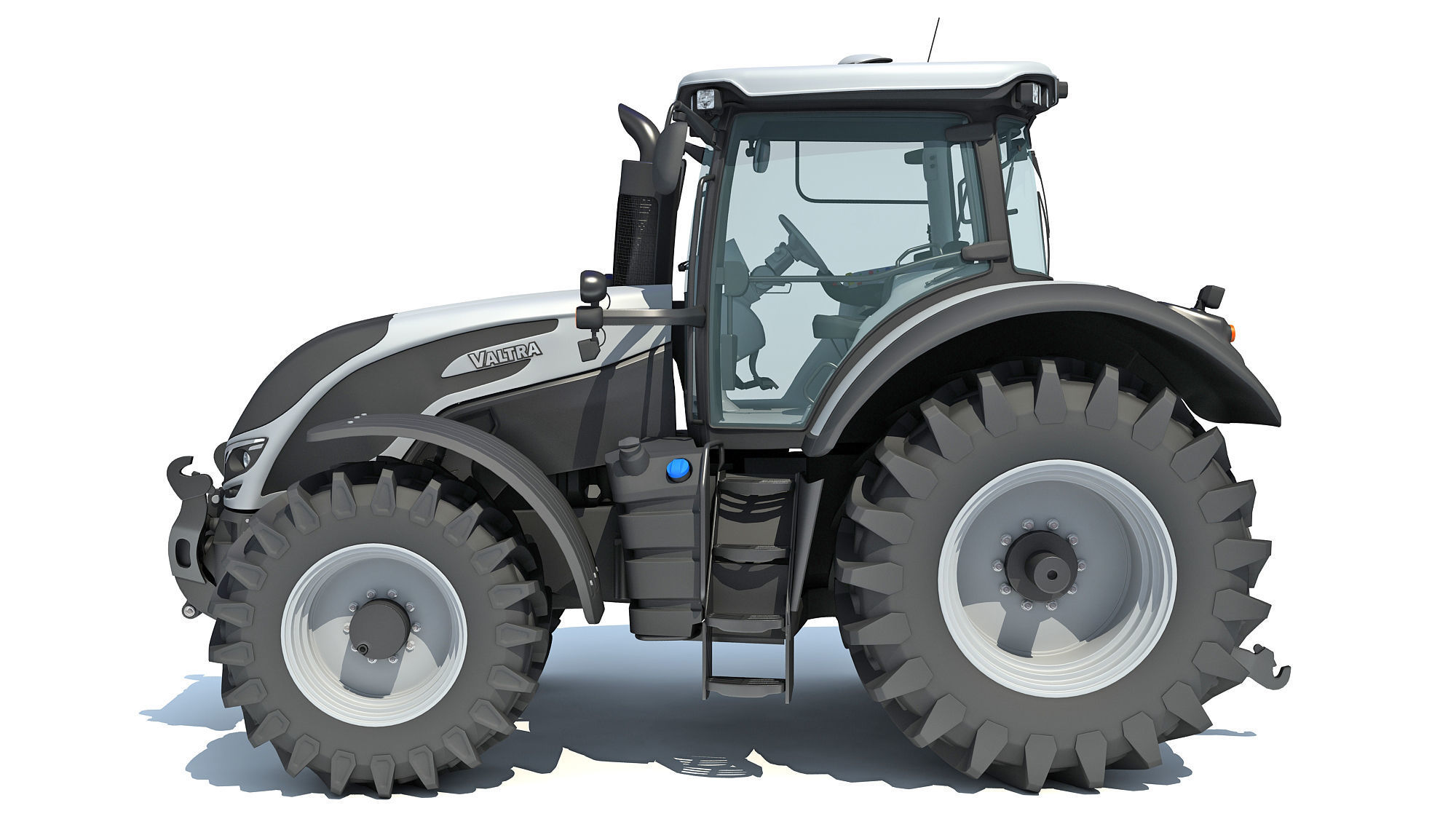 Valtra Tractor 3D 3D model_2