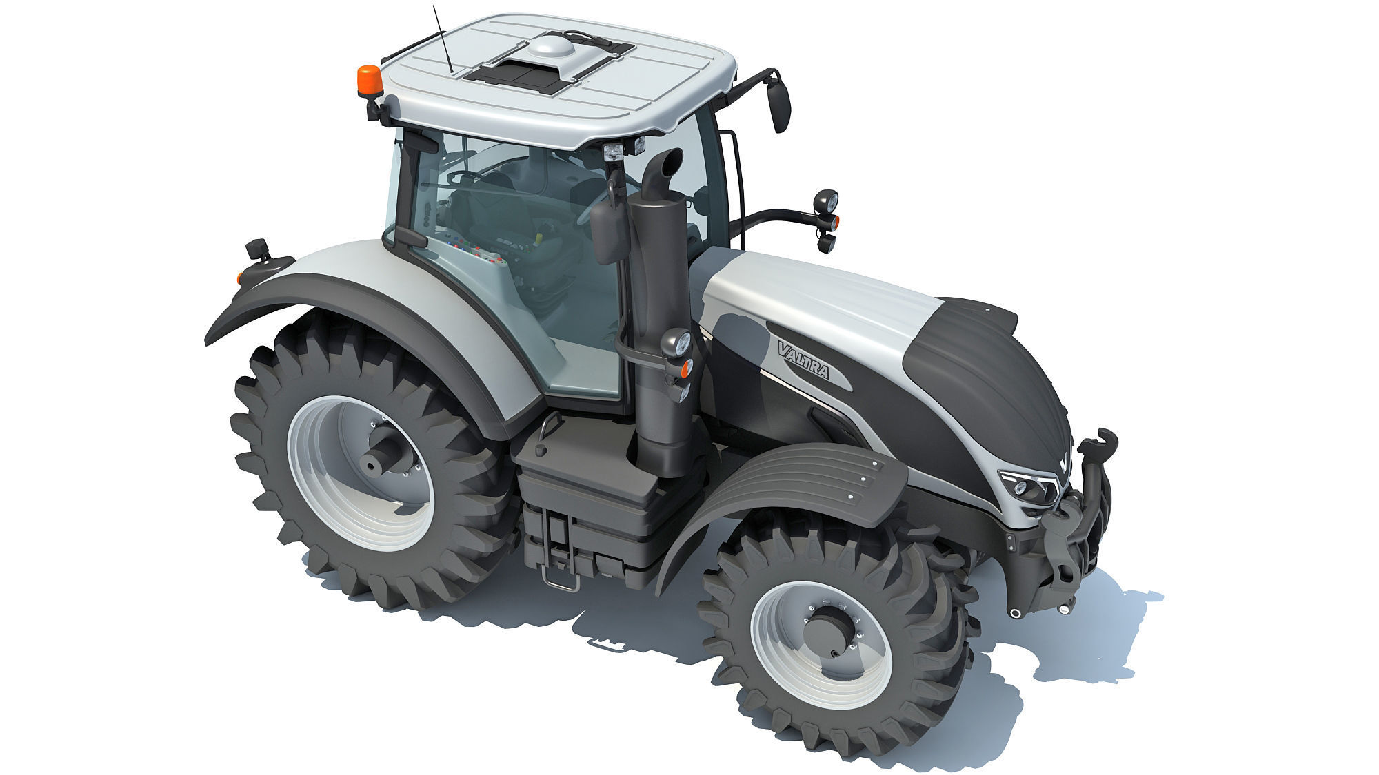 Valtra Tractor 3D 3D model_8