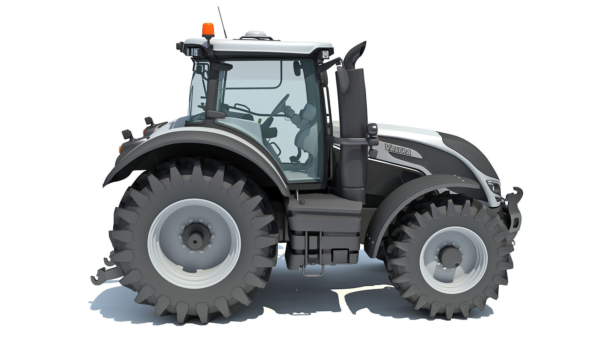 Valtra Tractor 3D 3D model_7
