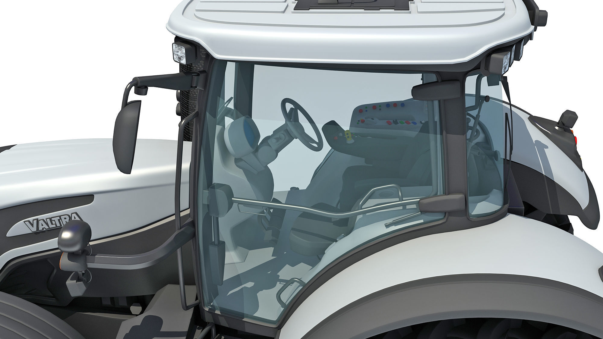 Valtra Tractor 3D 3D model_14