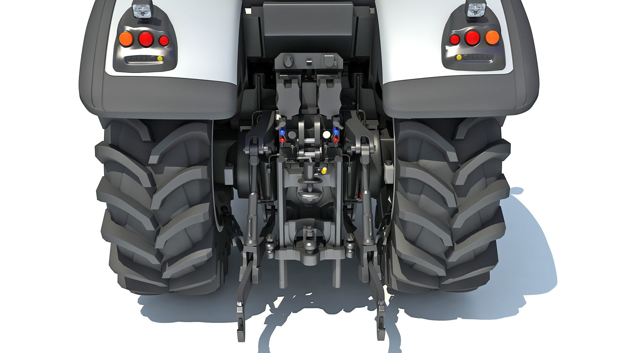 Valtra Tractor 3D 3D model_15