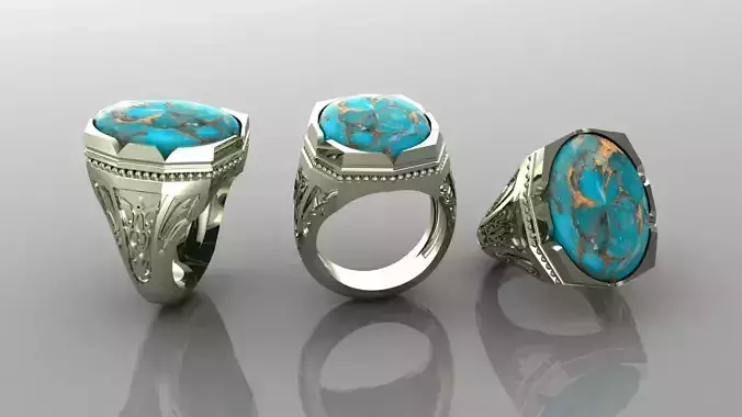 3d jewelry ring