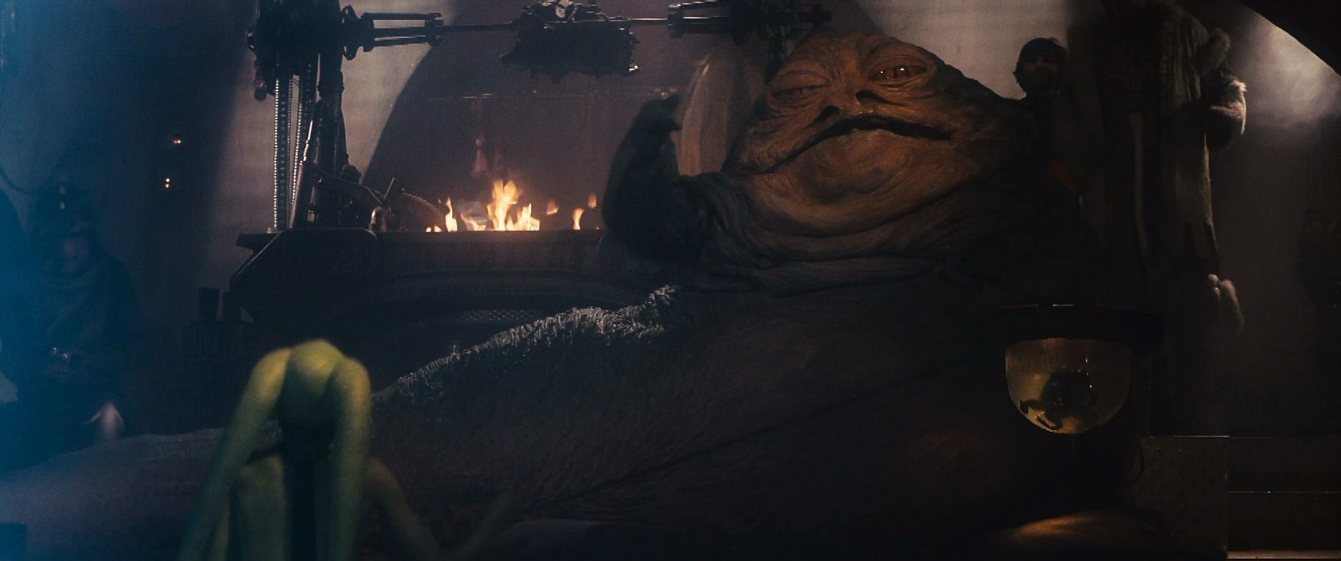 Jabbas Throne Room - Set 2b - Grill 1-6 scale Hottoys 3D print model_23