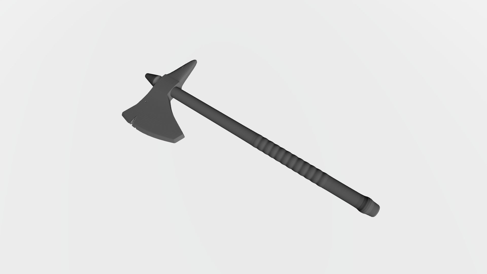Medieval weapons 3D print model_4