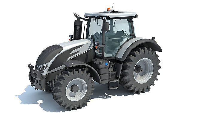 3D Farm Tractor 3D model