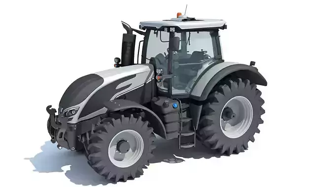 3D Farm Tractor 3D model