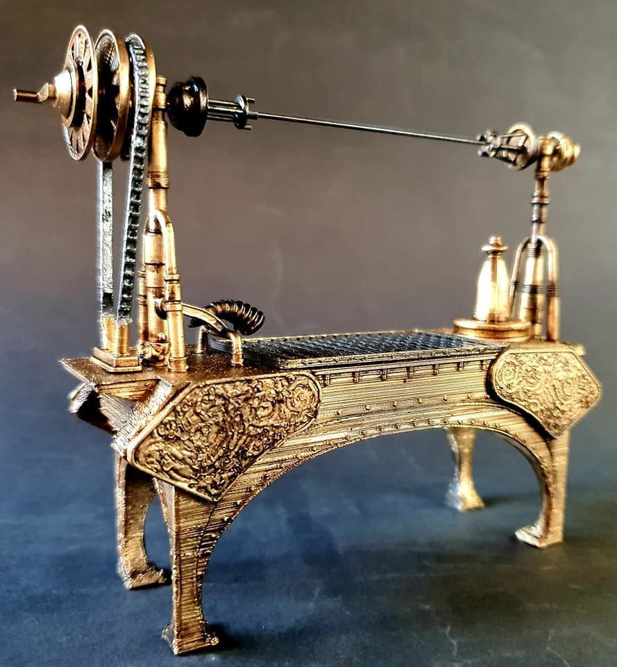 Jabbas Throne Room - Set 2b - Grill  1-12 scale Blackseries  3D print model_31