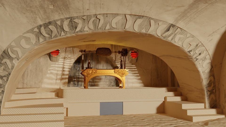 Jabbas Throne Room - Set 2b - Grill  1-12 scale Blackseries  3D print model_2