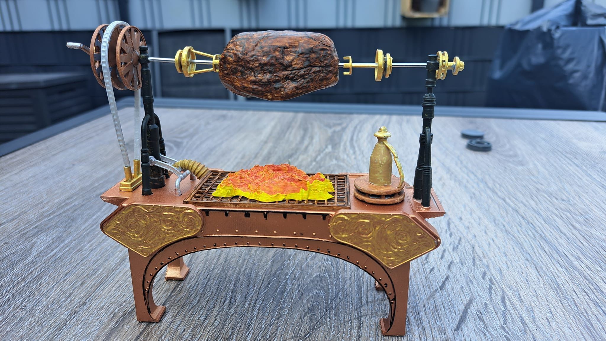 Jabbas Throne Room - Set 2b - Grill  1-18 scale Kenner Hasbro 3D print model_30