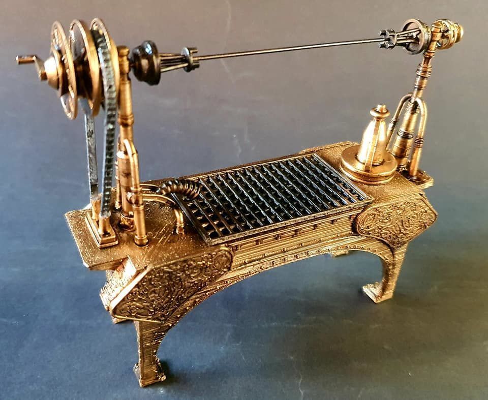 Jabbas Throne Room - Set 2b - Grill  1-18 scale Kenner Hasbro 3D print model_29