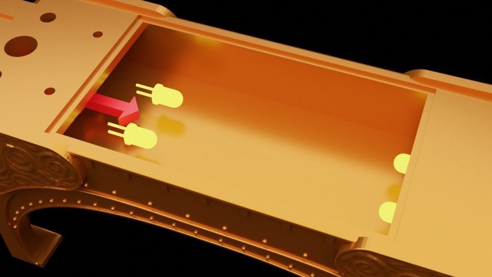 Jabbas Throne Room - Set 2b - Grill  1-18 scale Kenner Hasbro 3D print model_19