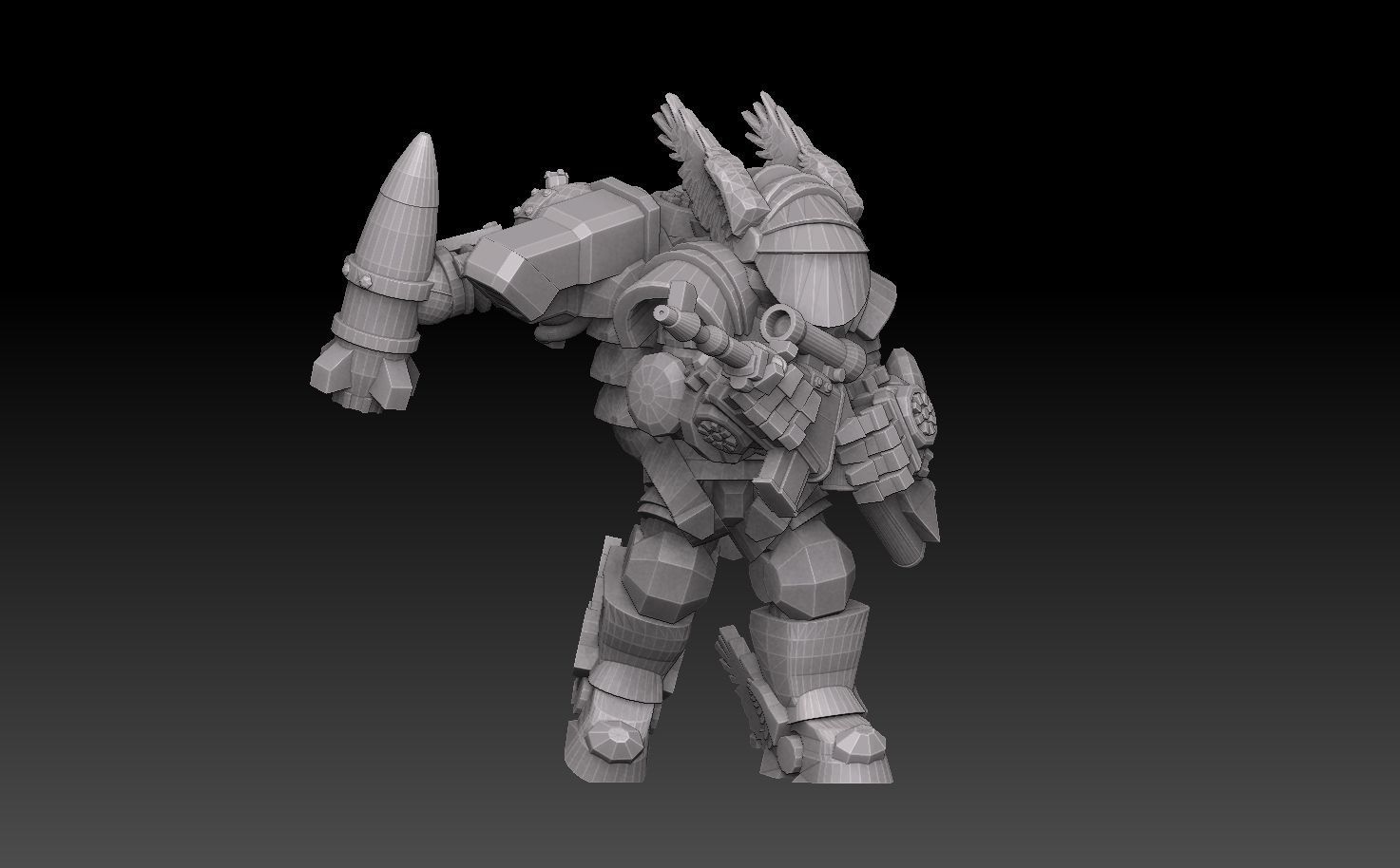 Astroknight Rocketmen Megapack 3D print model_37