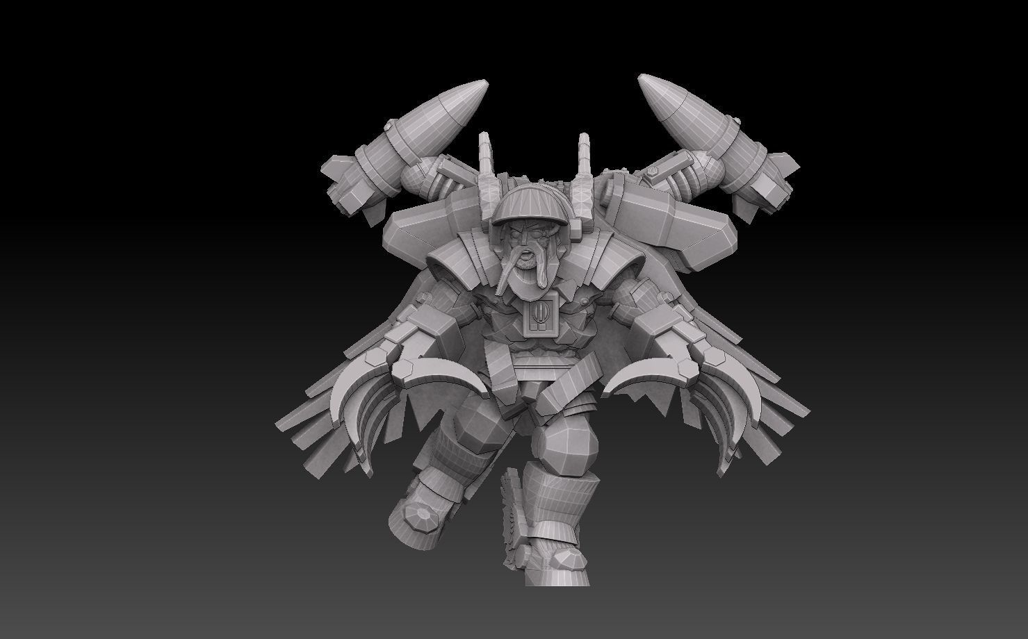 Astroknight Rocketmen Megapack 3D print model_49