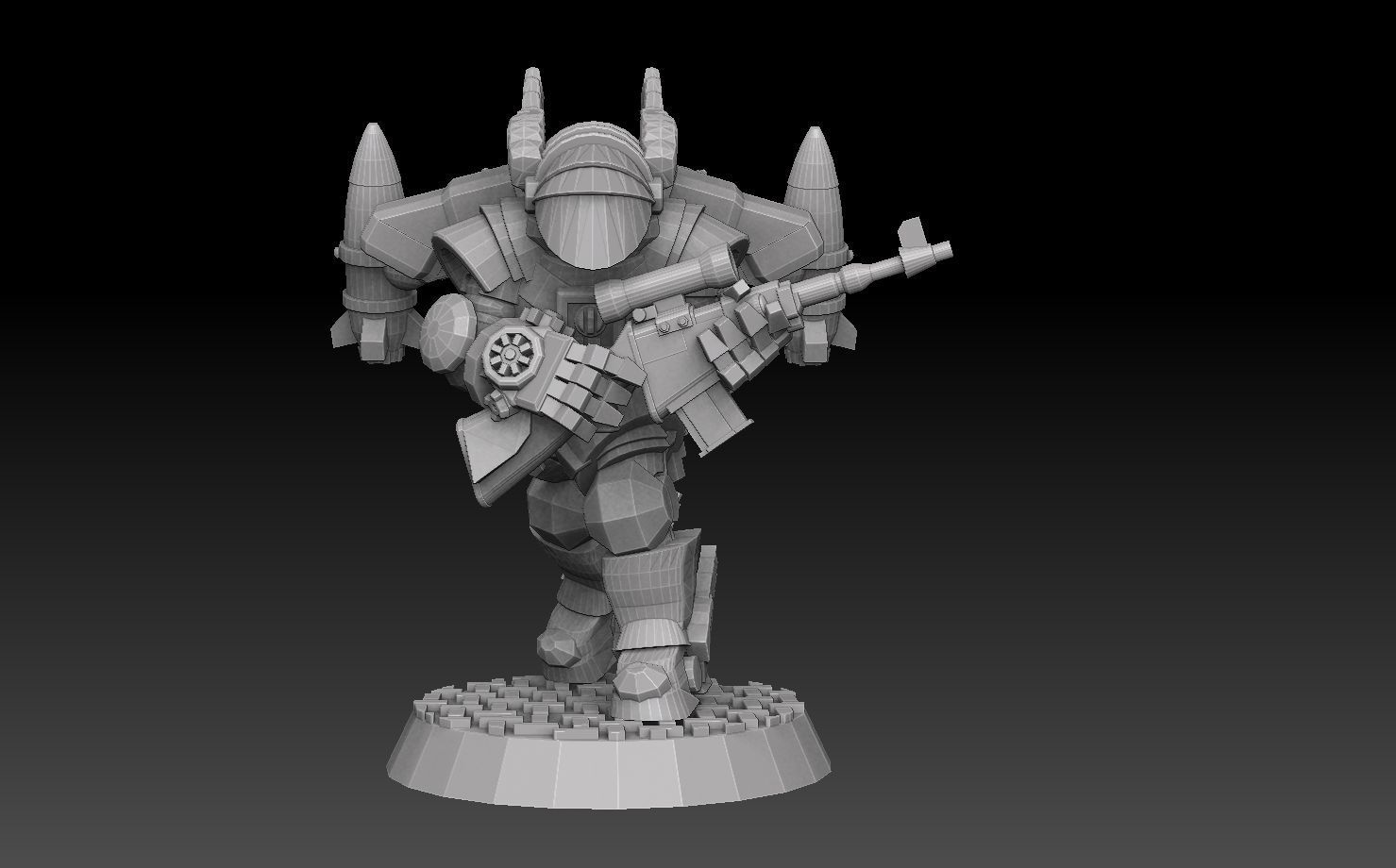 Astroknight Rocketmen Megapack 3D print model_40