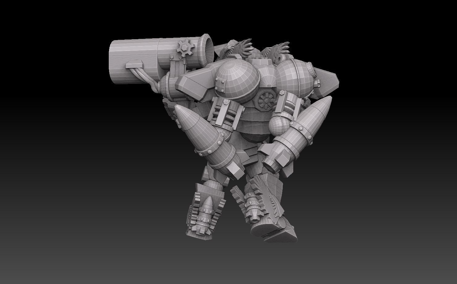 Astroknight Rocketmen Megapack 3D print model_17