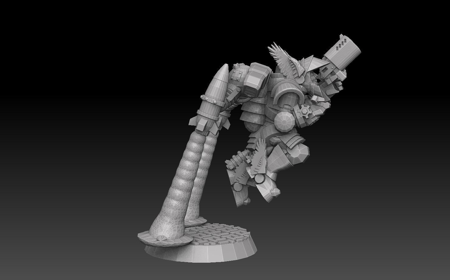 Astroknight Rocketmen Megapack 3D print model_21