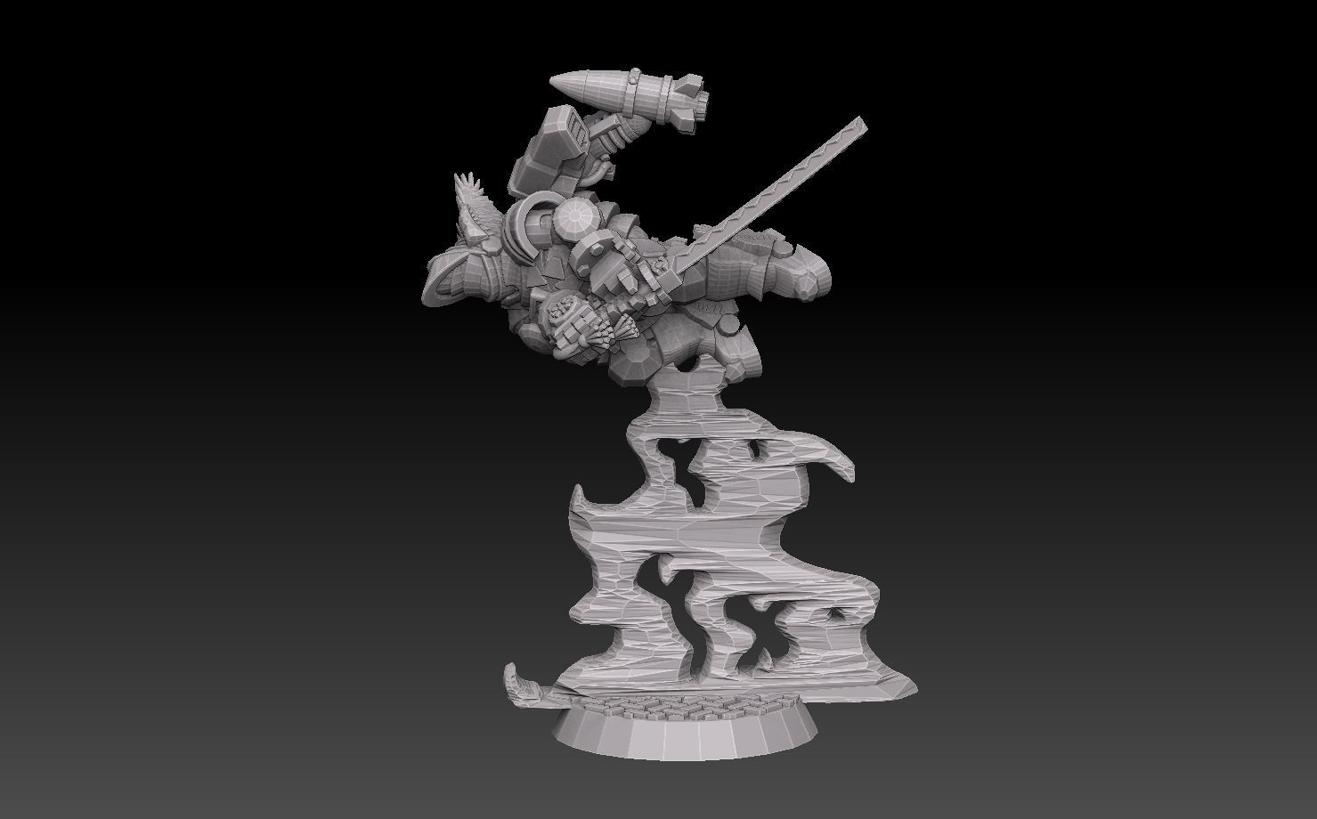 Astroknight Rocketmen Megapack 3D print model_7