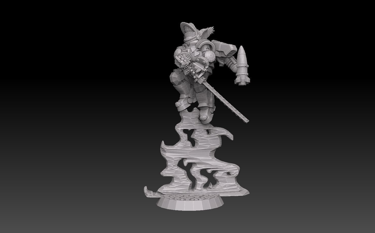 Astroknight Rocketmen Megapack 3D print model_18