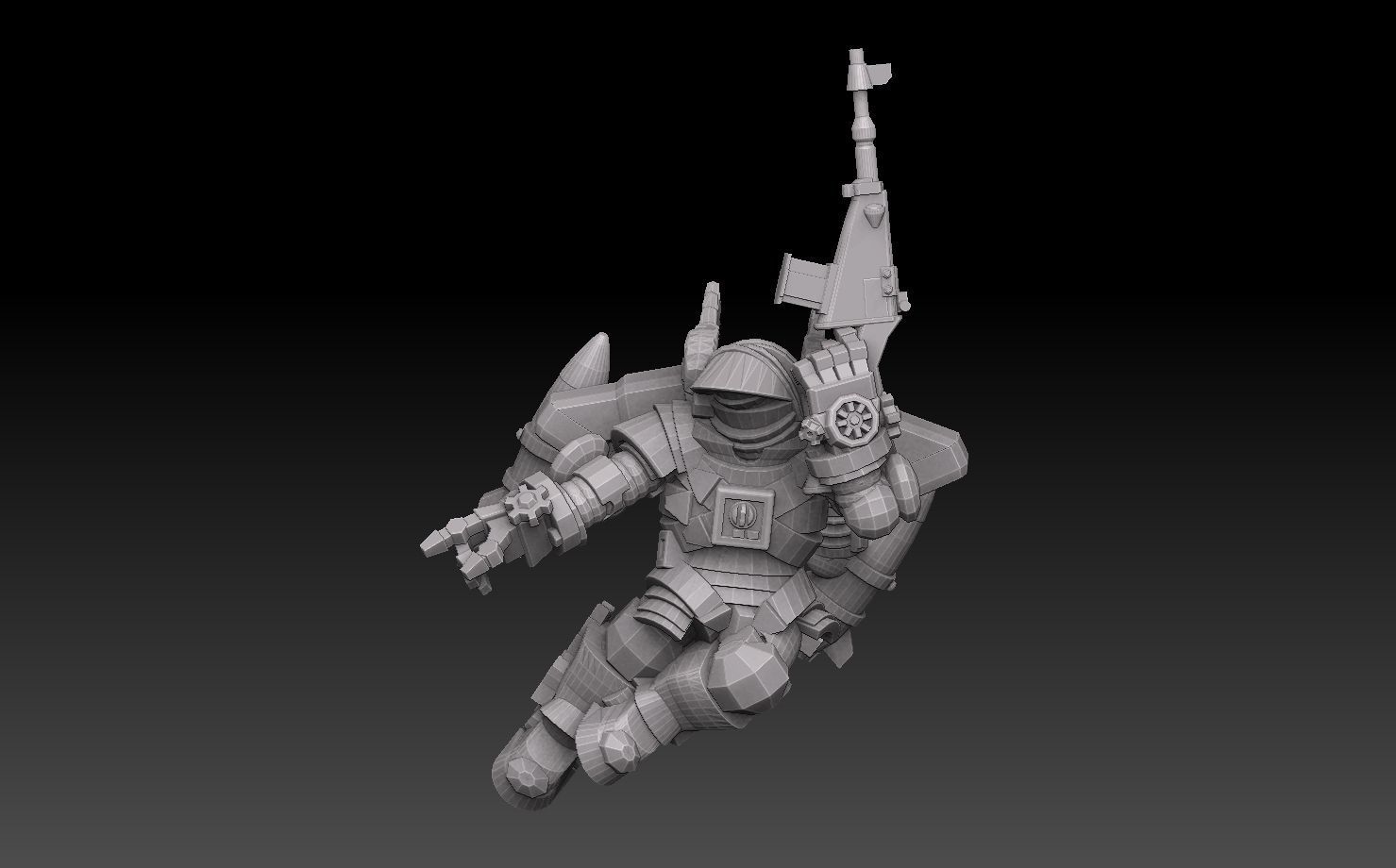 Astroknight Rocketmen Megapack 3D print model_38