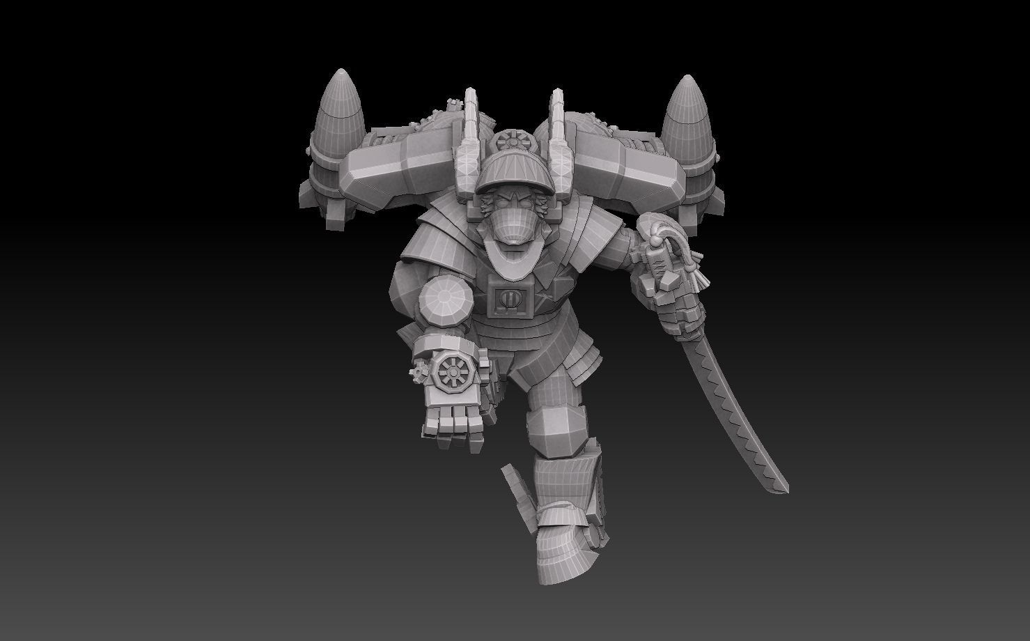 Astroknight Rocketmen Megapack 3D print model_30