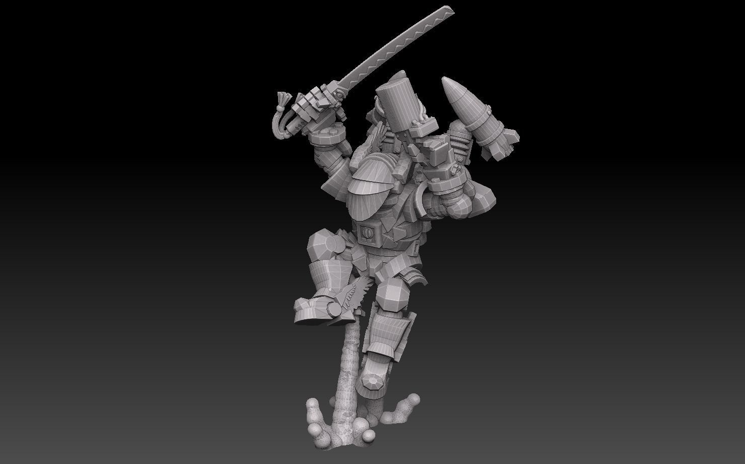 Astroknight Rocketmen Megapack 3D print model_34