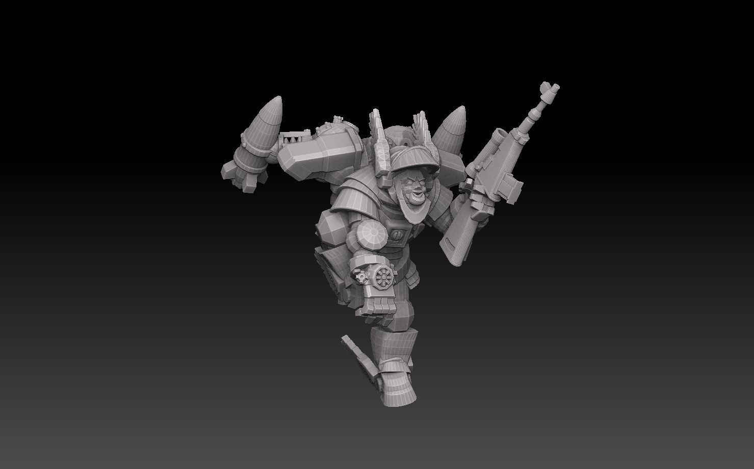 Astroknight Rocketmen Megapack 3D print model_46