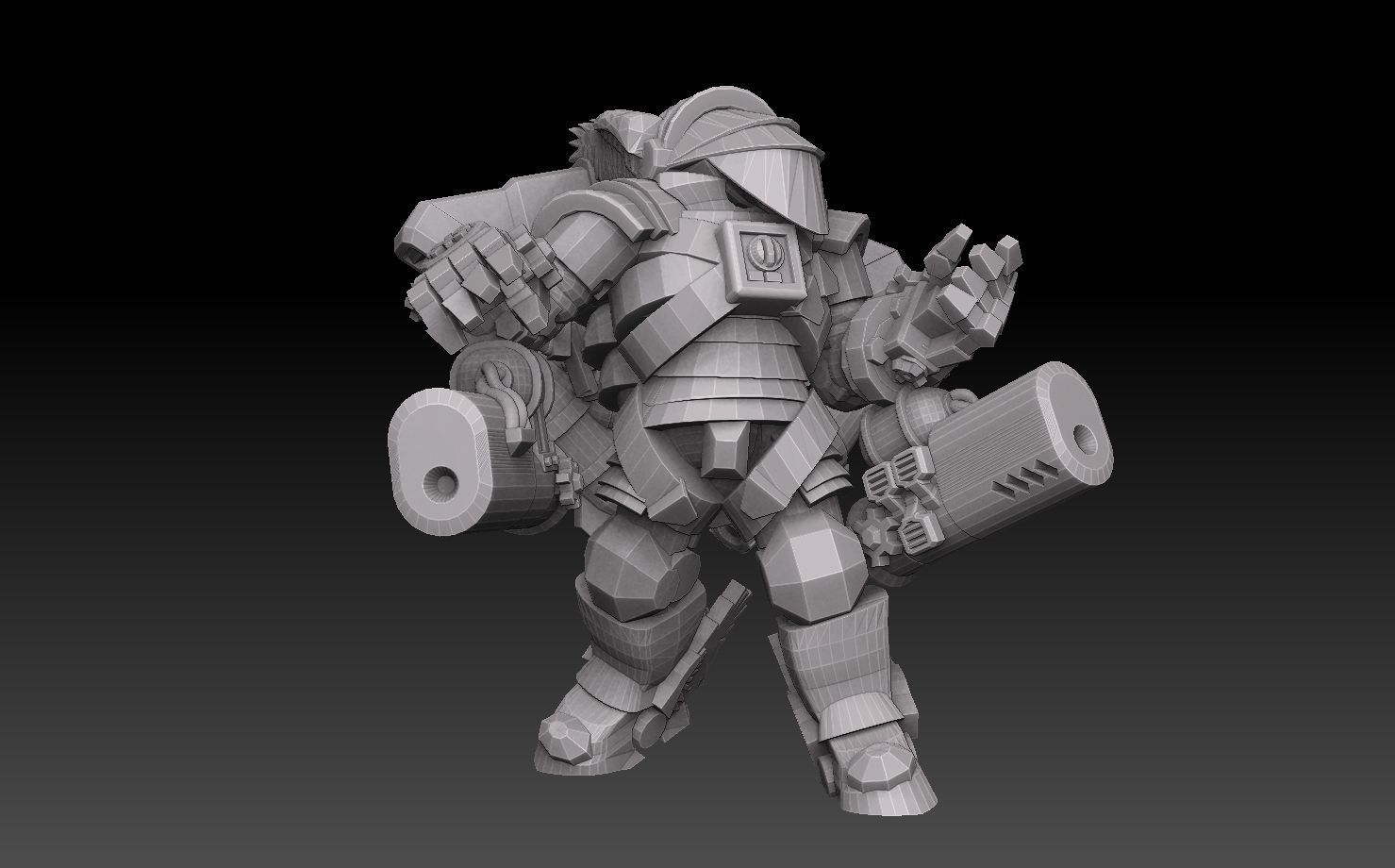 Astroknight Rocketmen Megapack 3D print model_13