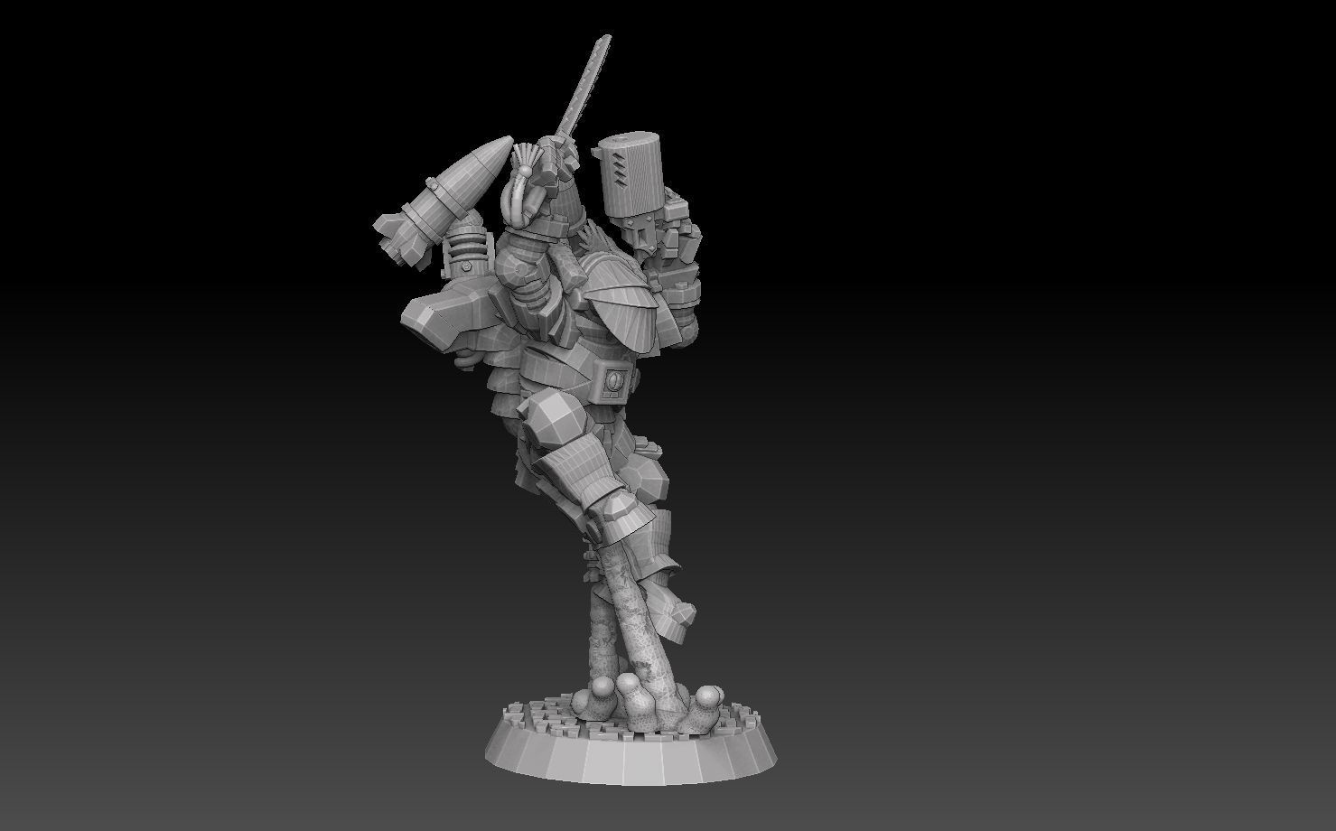 Astroknight Rocketmen Megapack 3D print model_15