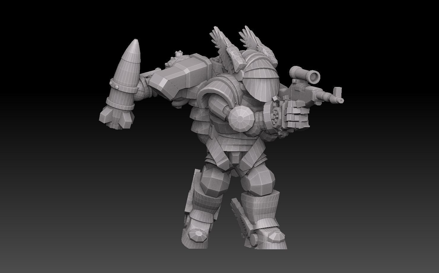 Astroknight Rocketmen Megapack 3D print model_33
