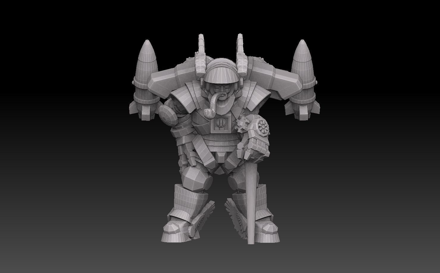 Astroknight Rocketmen Megapack 3D print model_51