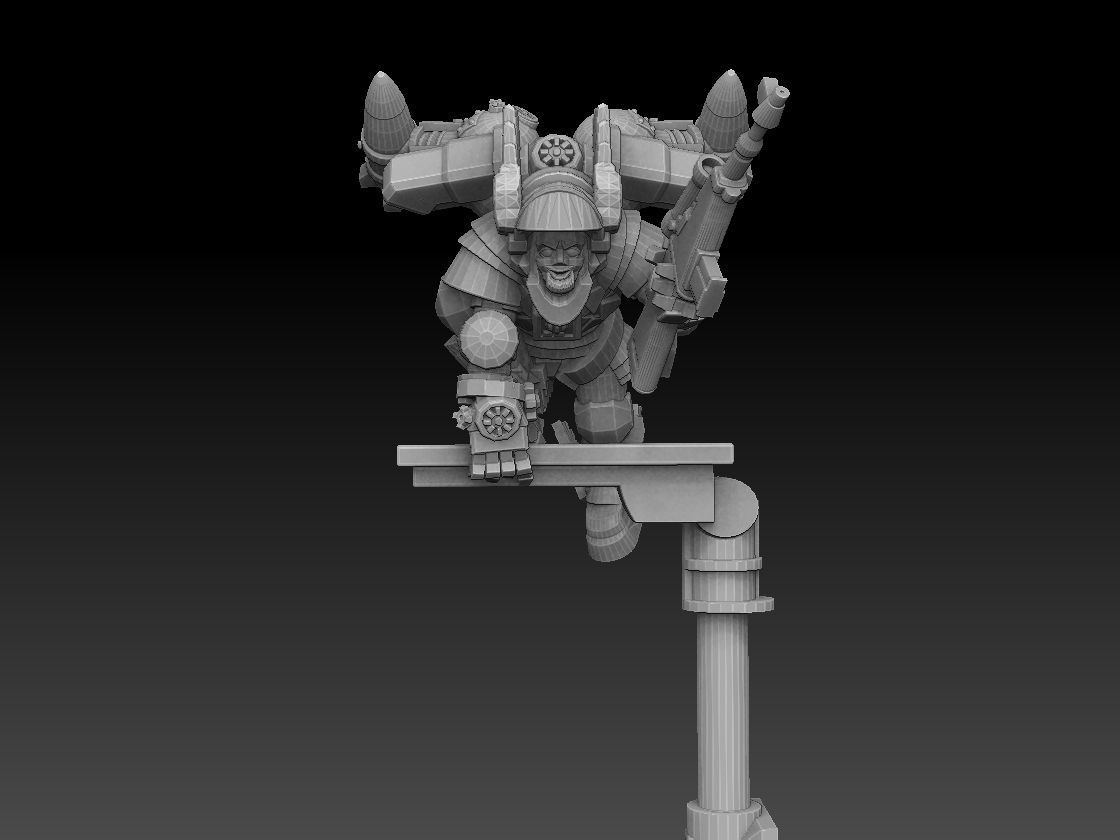 Astroknight Rocketmen Megapack 3D print model_25