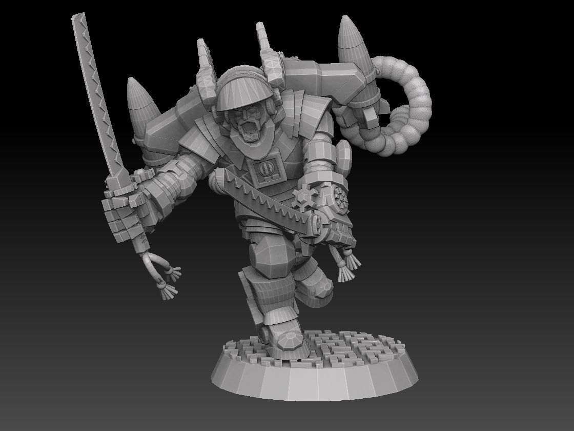 Astroknight Rocketmen Megapack 3D print model_56