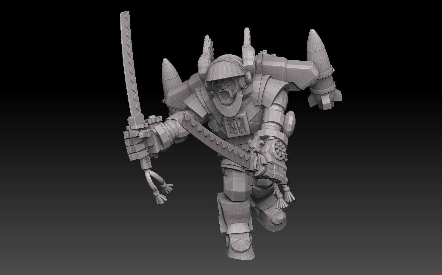 Astroknight Rocketmen Megapack 3D print model_44