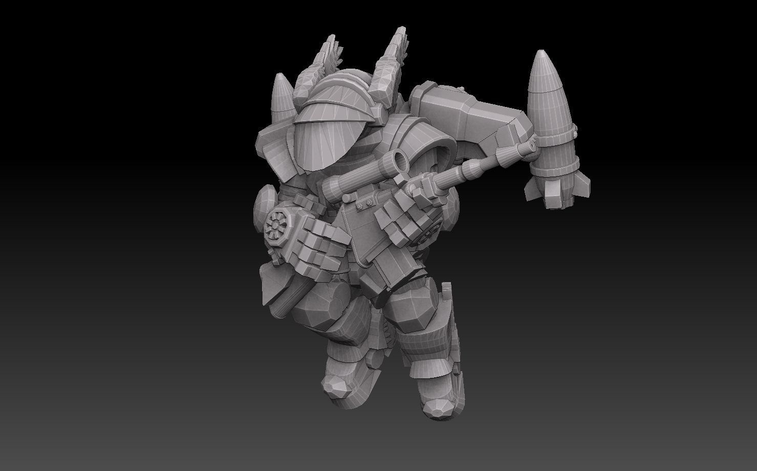 Astroknight Rocketmen Megapack 3D print model_47