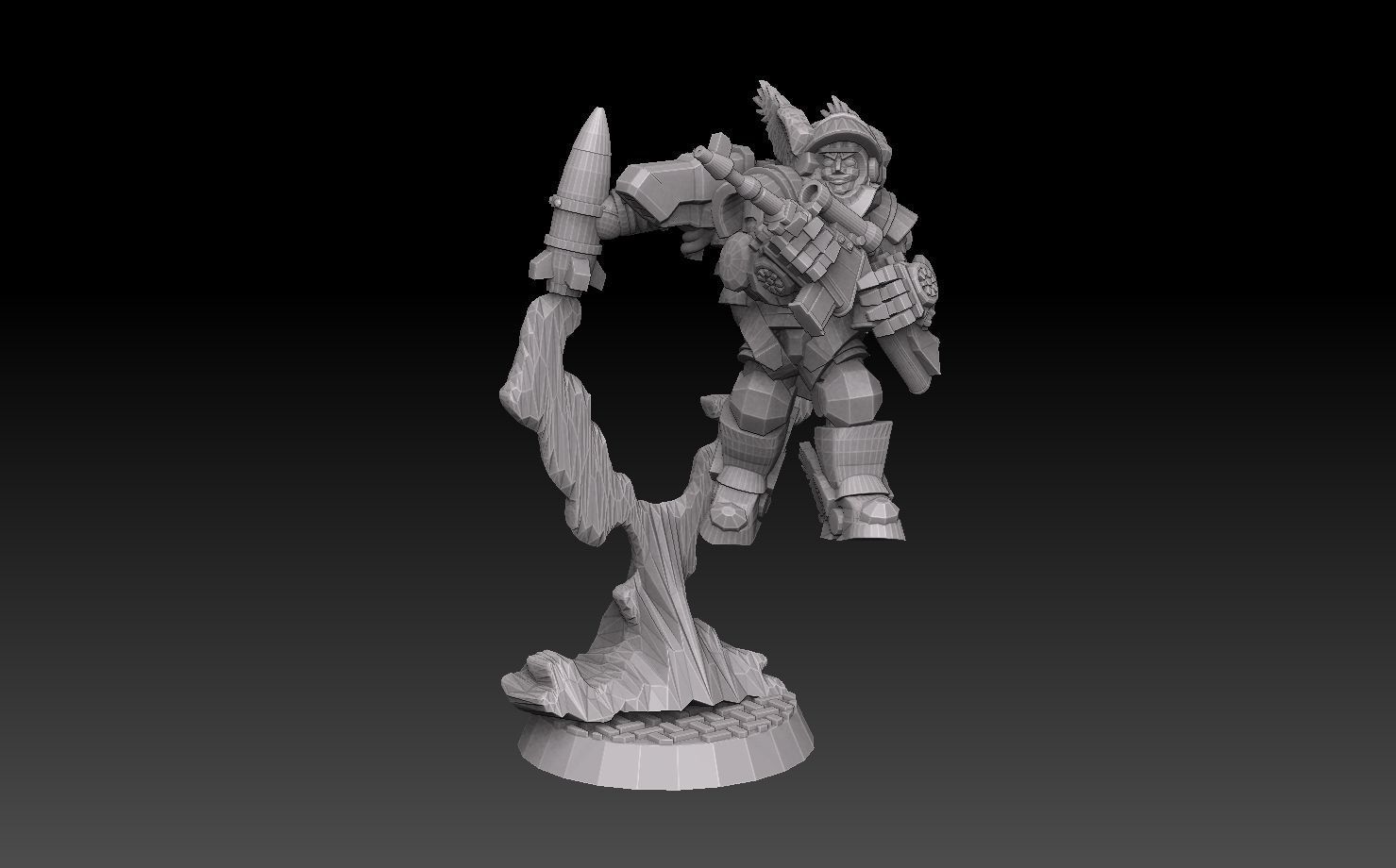 Astroknight Rocketmen Megapack 3D print model_24