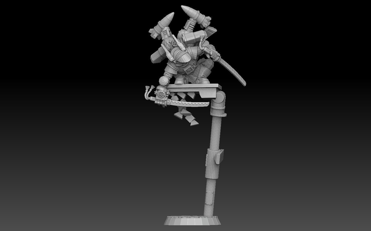 Astroknight Rocketmen Megapack 3D print model_64