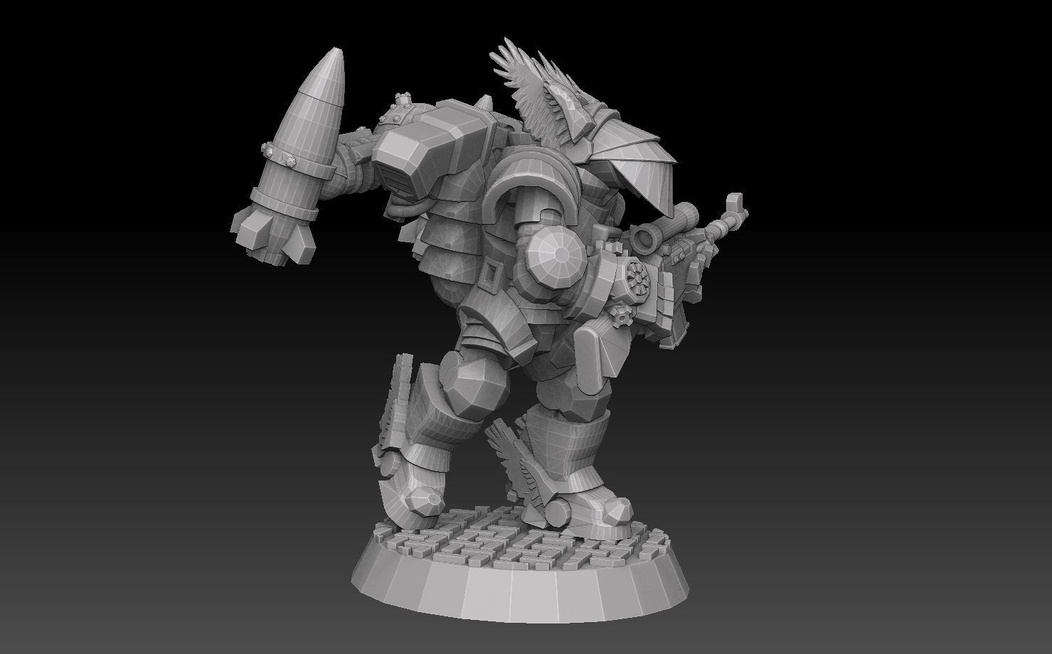 Astroknight Rocketmen Megapack 3D print model_60