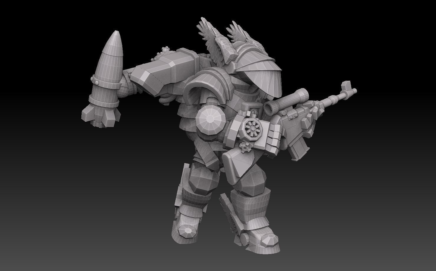 Astroknight Rocketmen Megapack 3D print model_43