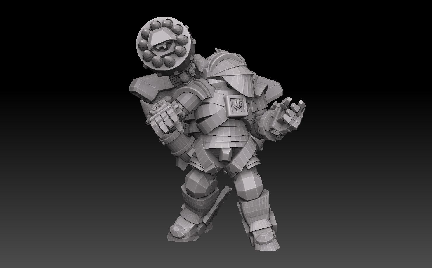 Astroknight Rocketmen Megapack 3D print model_10