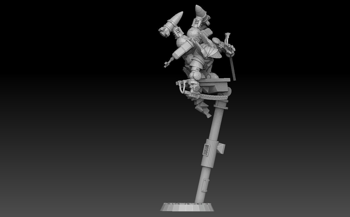 Astroknight Rocketmen Megapack 3D print model_65