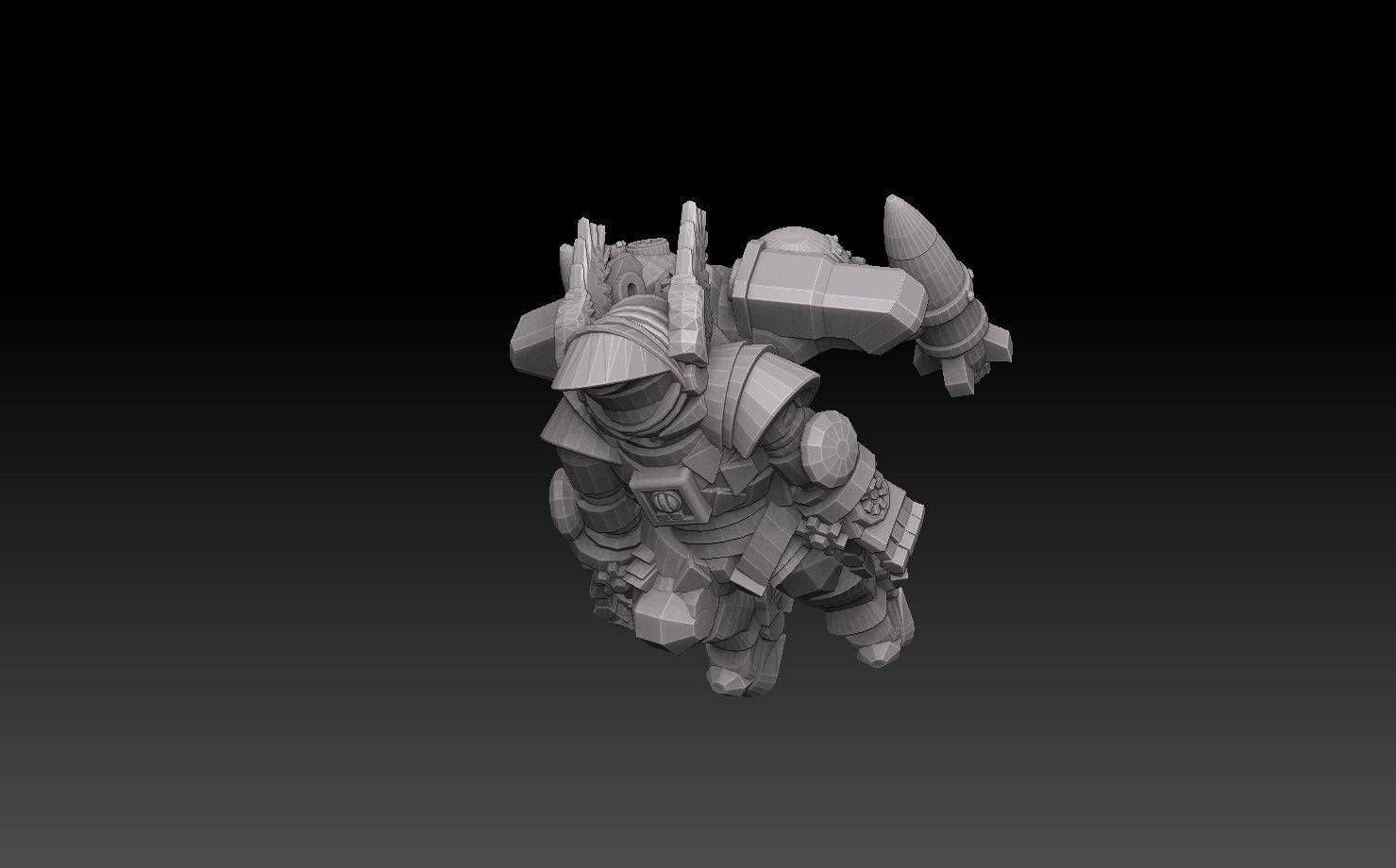 Astroknight Rocketmen Megapack 3D print model_28