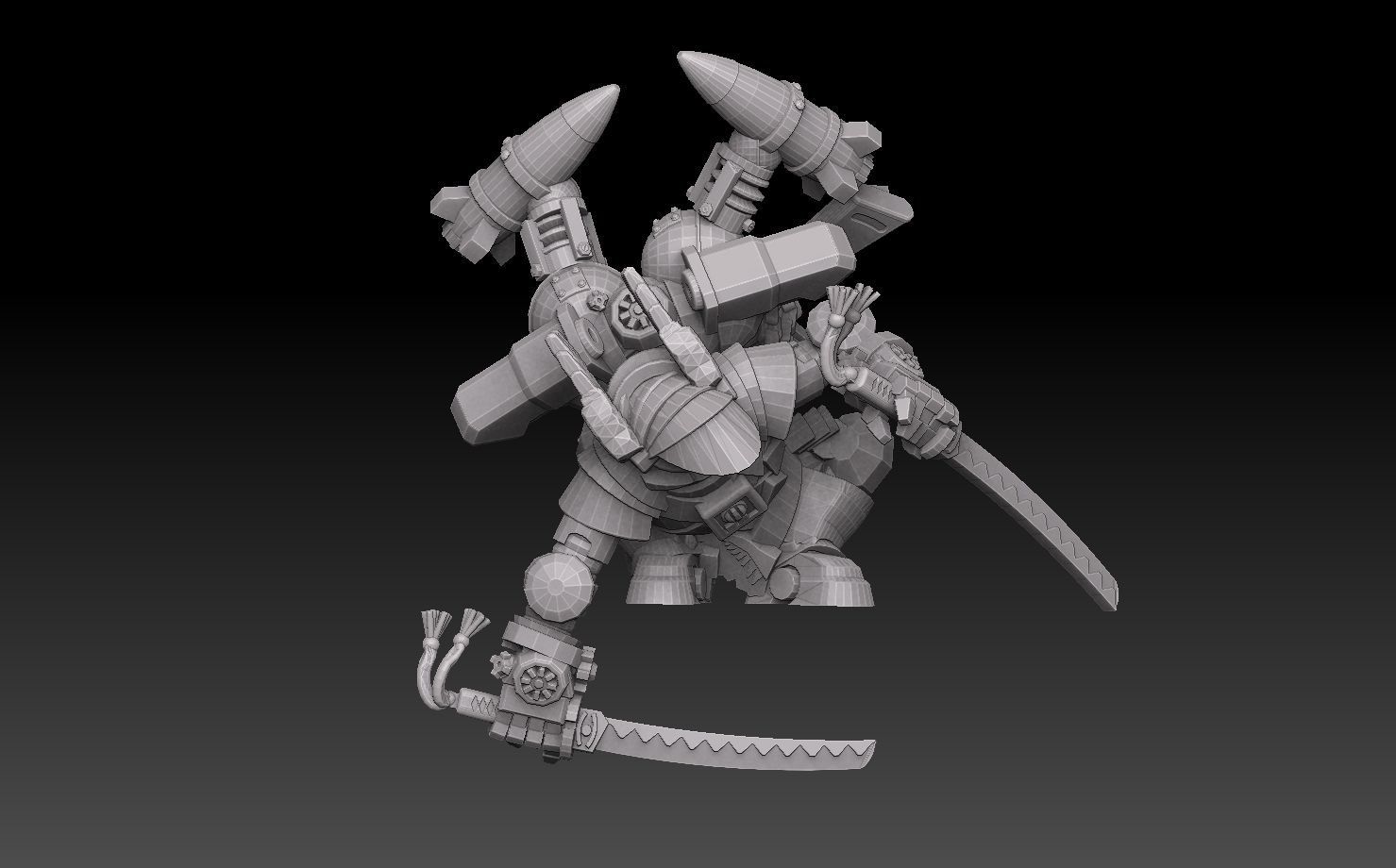 Astroknight Rocketmen Megapack 3D print model_31