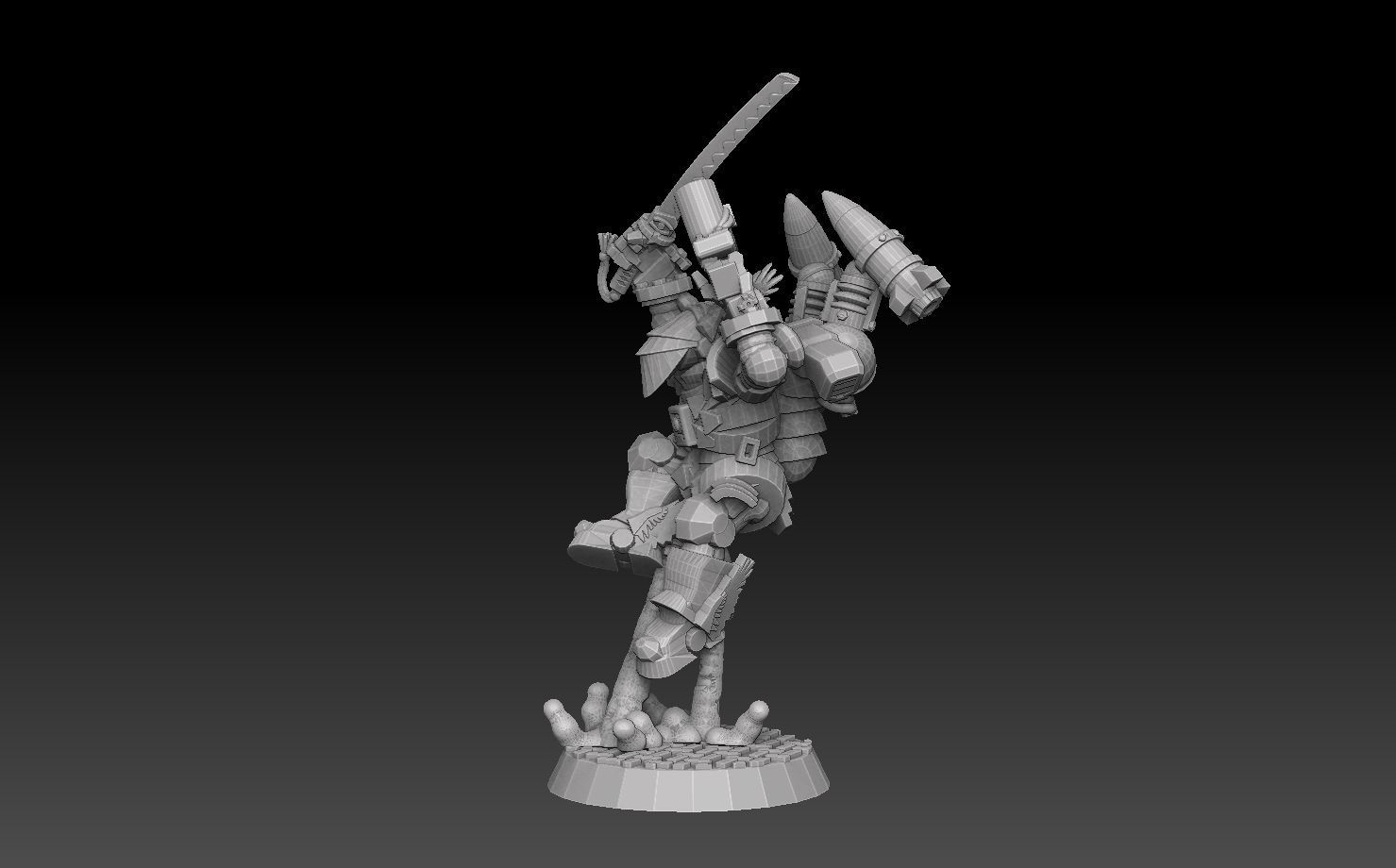 Astroknight Rocketmen Megapack 3D print model_14